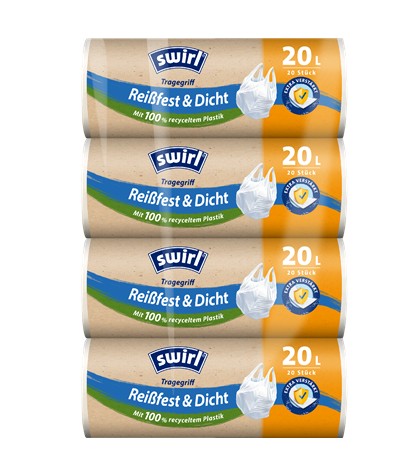 Swirl Afvalzak Handgreep 20ltr 4x20zk